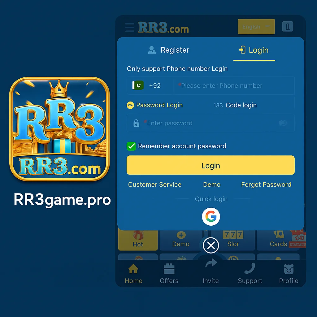 RR3 Game Login